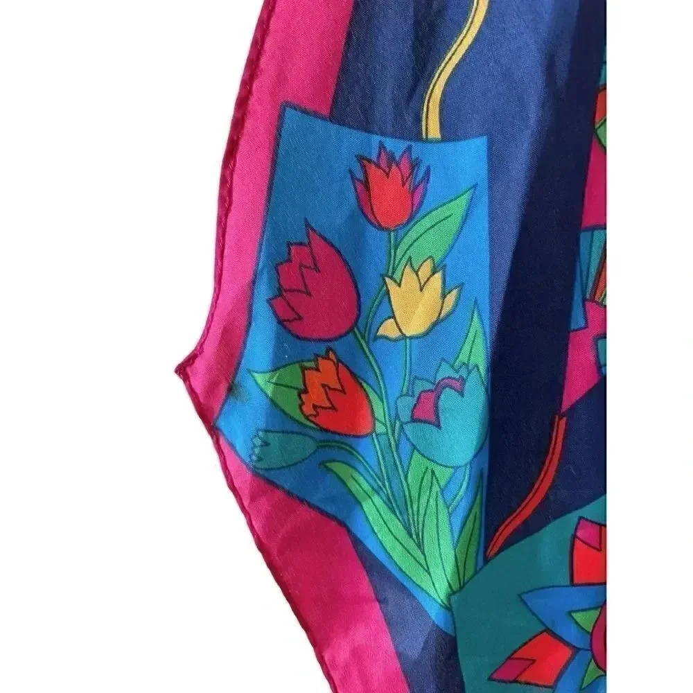 Colorful Oblong Kites Womens Neck Scarf